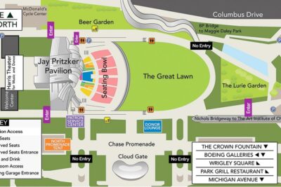 Grant Park Music Festival Map